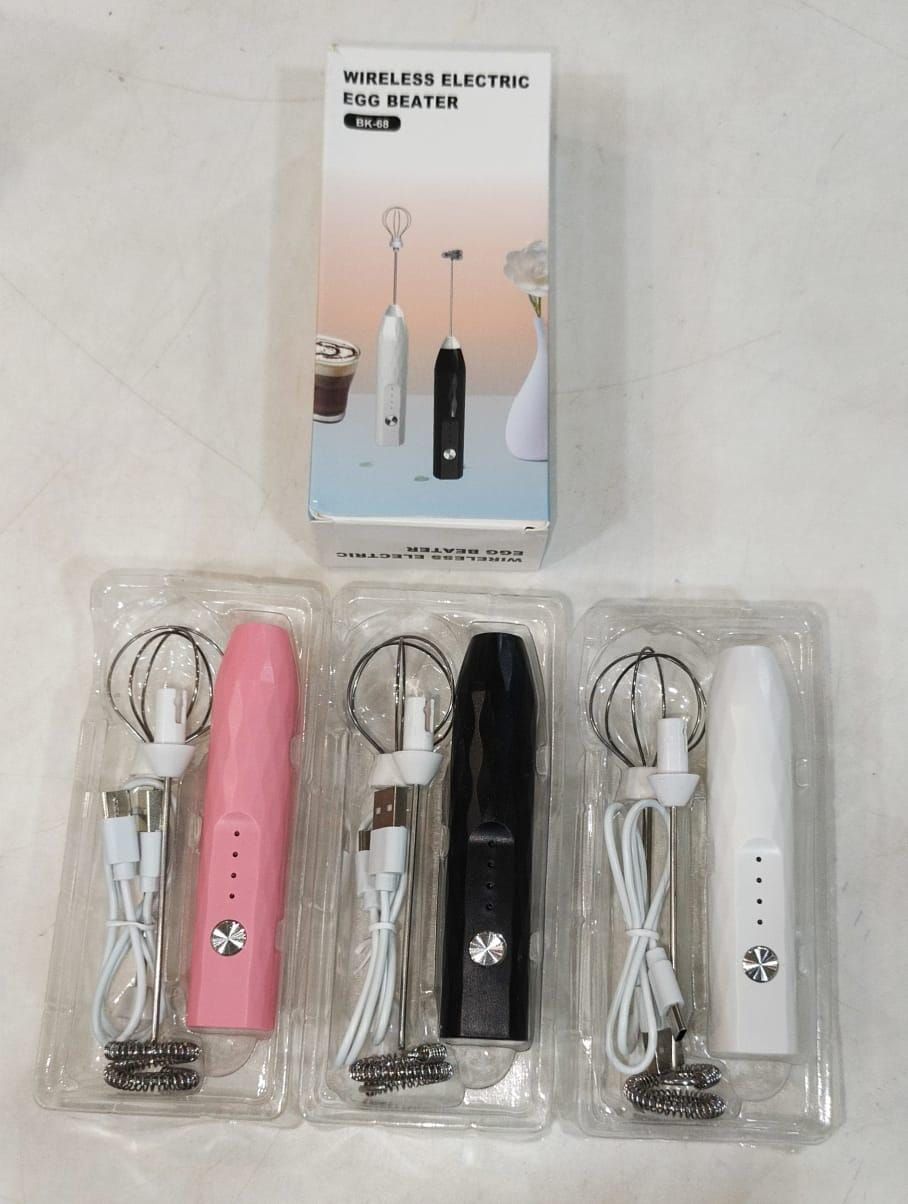 Wireless 2 In 1 Electric Egg Beater And Coffee Frother Rechargeable - Kitchen Accessory Designed For Food Preparation - 1 Pc (Random Color)